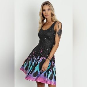BlackMilk Space Tentacles Scoop Longline Dress - Limited Edition